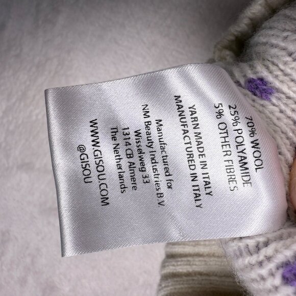 Gisou 2022 Holiday Limited Edition Ugly Christmas Sweater Womens OS Pastel - Picture 5 of 10